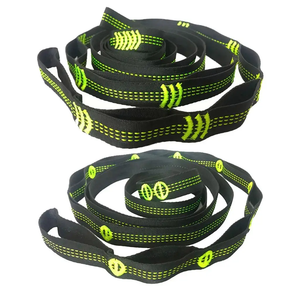 1 Chiếc Võng Dây Đặc Biệt Tăng Cường Polyester Dây 10 Vòng Cao Chịu Lực Thép Gai Đen Võng Ngoài Trời Dây Phụ Kiện