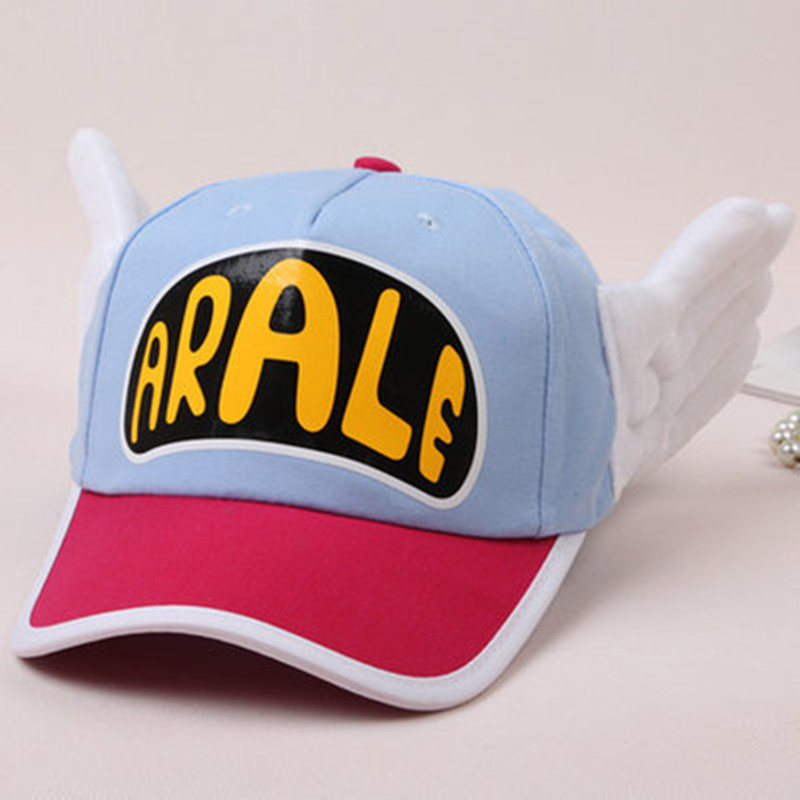 Anime Schöne Erwachsene Hut Dr.Slump Cosplay Arale Kappe Süße Engel Flügel Hüte Baumwolle Baseball Caps Party