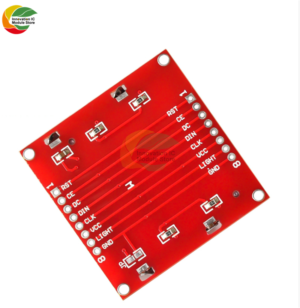 Nokia 5110 LCD Red Screen LCM Module Red PCB Solderless Module Smart Electronics LCD Module Arduino Display Module Nokia 5110