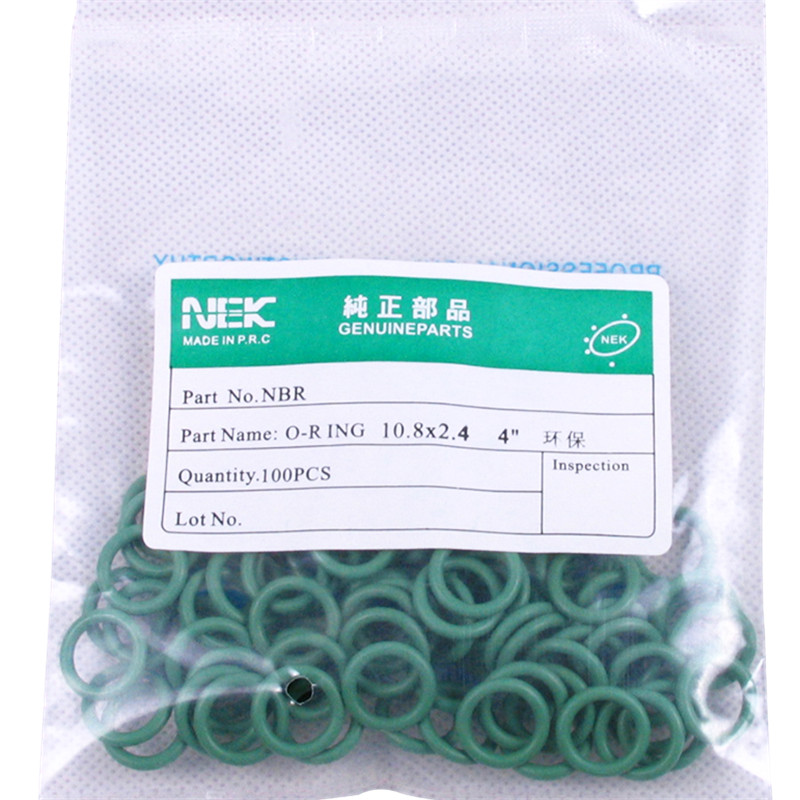 70 stuks (10,8*2,4 mm) # 8 R134a NBR rubberen O-ring afdichtingsset, hoge temperatuurbestendigheid voor auto-airconditioning klep 5/16 3/8 1/2