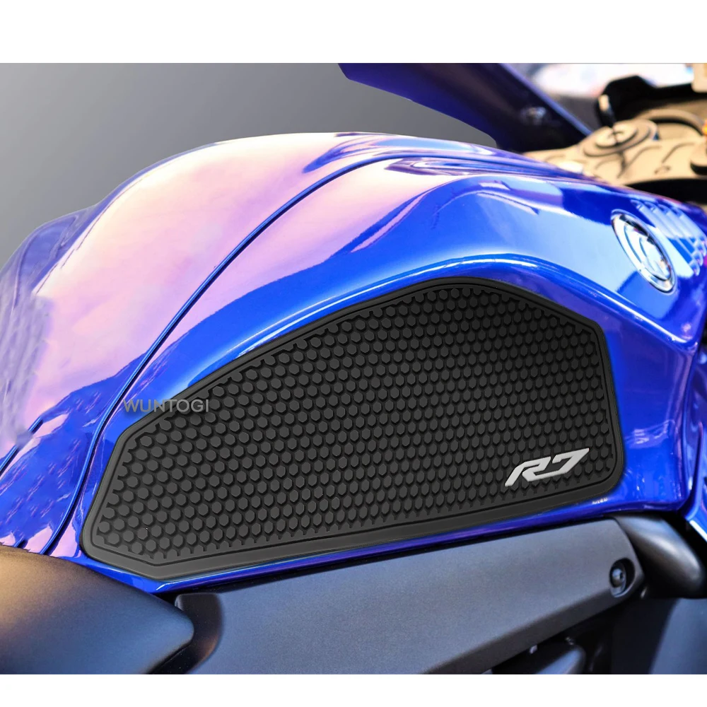Xe Máy Yamaha R7 YZF R7 YZFR7 Bên Bình Nhiên Liệu Miếng Lót Xe Tăng Miếng Lót Bảo Vệ Dán Decal Khí Đầu Gối Cầm Lực Kéo miếng Lót Tankpad