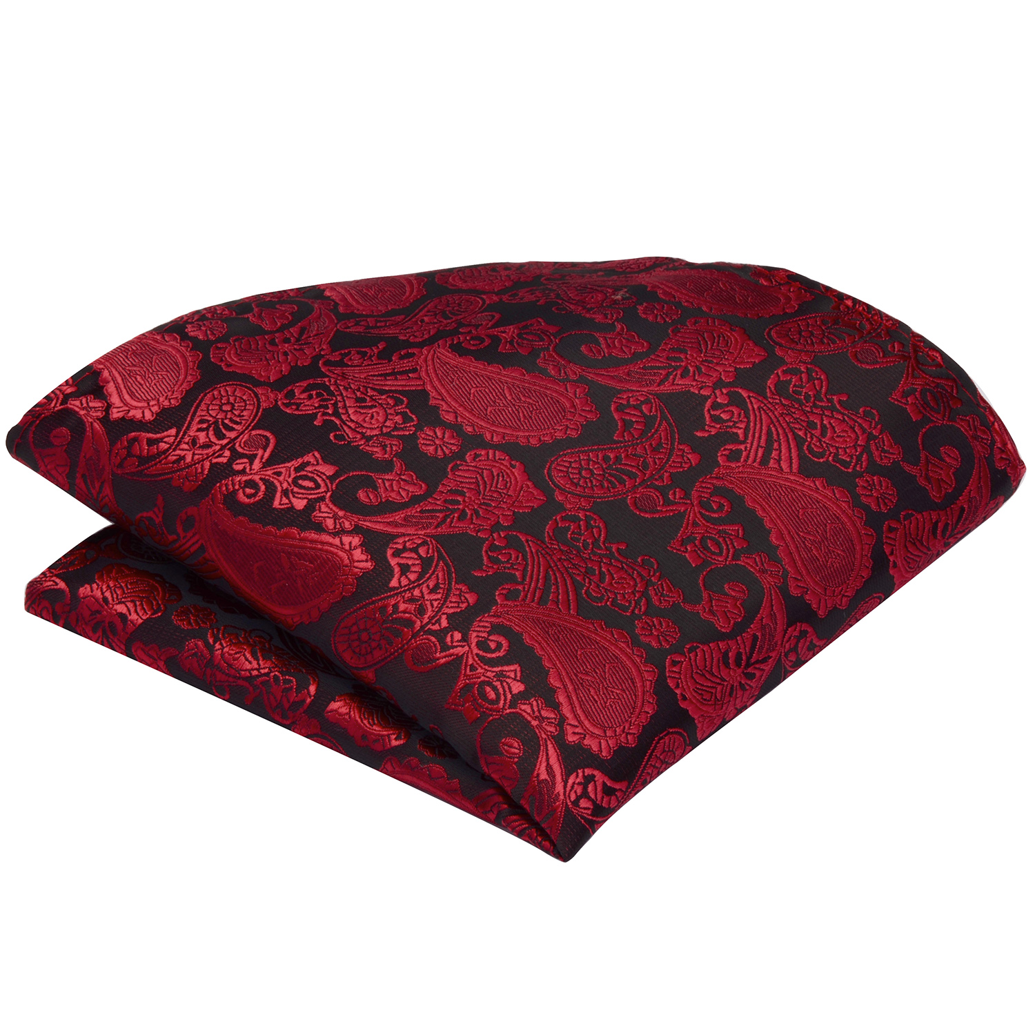 Ricnais Thời Trang Lụa Tay Bỏ Túi Vuông Đỏ Xanh Họa Tiết Paisley Jucquard Hanky Thích Hợp Cho Nam Giới Costomer Ngực Phụ Kiện Quà Tặng