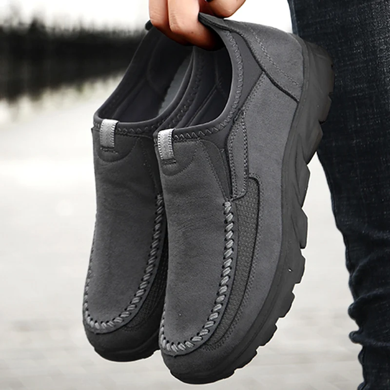 Männer Casual Schuhe Atmungs Loafers Turnschuhe 2021 Neue Mode Komfortable Flache Handgemachte Retro Freizeit Müßiggänger Schuhe Männer Schuhe