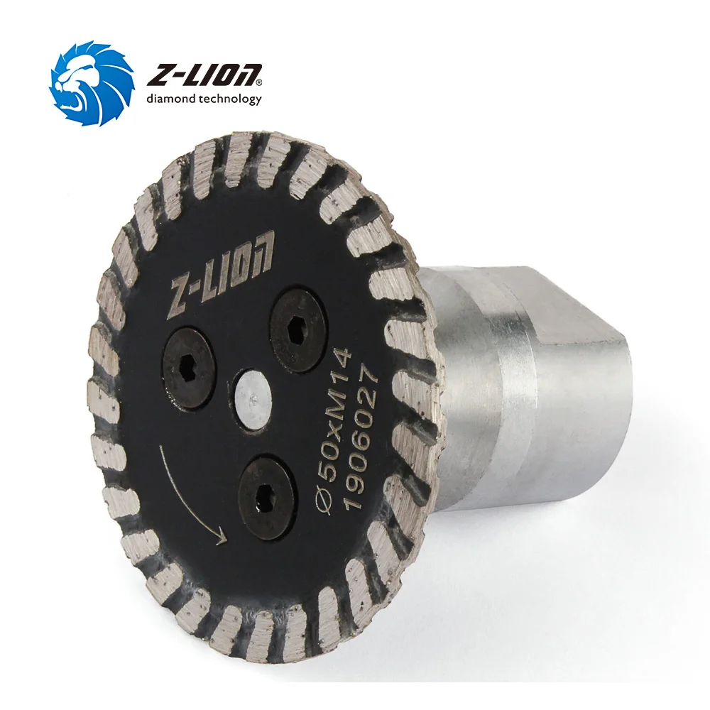 Z-LION 30/40/50Mm Cưa Kim Cương BIade Với RemovabIe FIange M14 5/8-11 Khắc Đĩa Cắt khắc Bê Tông Đá Hoa Cương Đá Sa Thạch