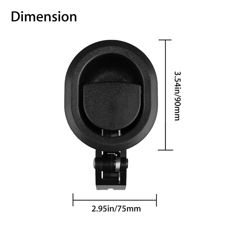 1 PC Universal Recliner เปลี่ยนดึงเก้าอี้โซฟาโซฟา Release LEVER พลาสติกสีดําเฟอร์นิเจอร์อุปกรณ์เสริม 5 มม.End