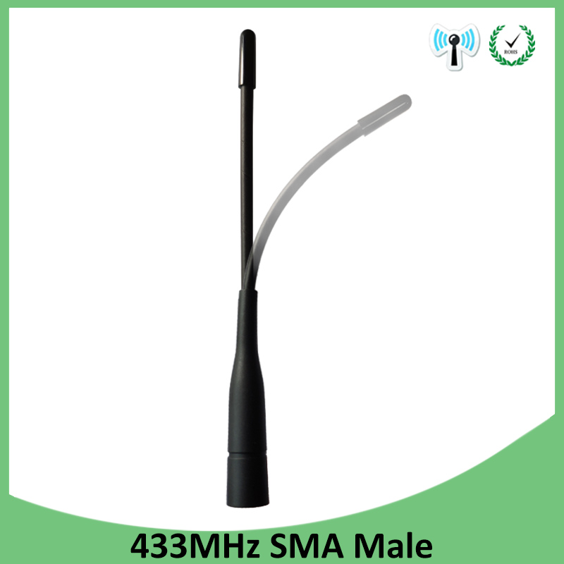 433 MHz Antenne SMA-Stecker Antenne 433 MHz Antenne gerichtete 433 m IOT wasserdichte Antennen für Walkie-Talkie Wireless