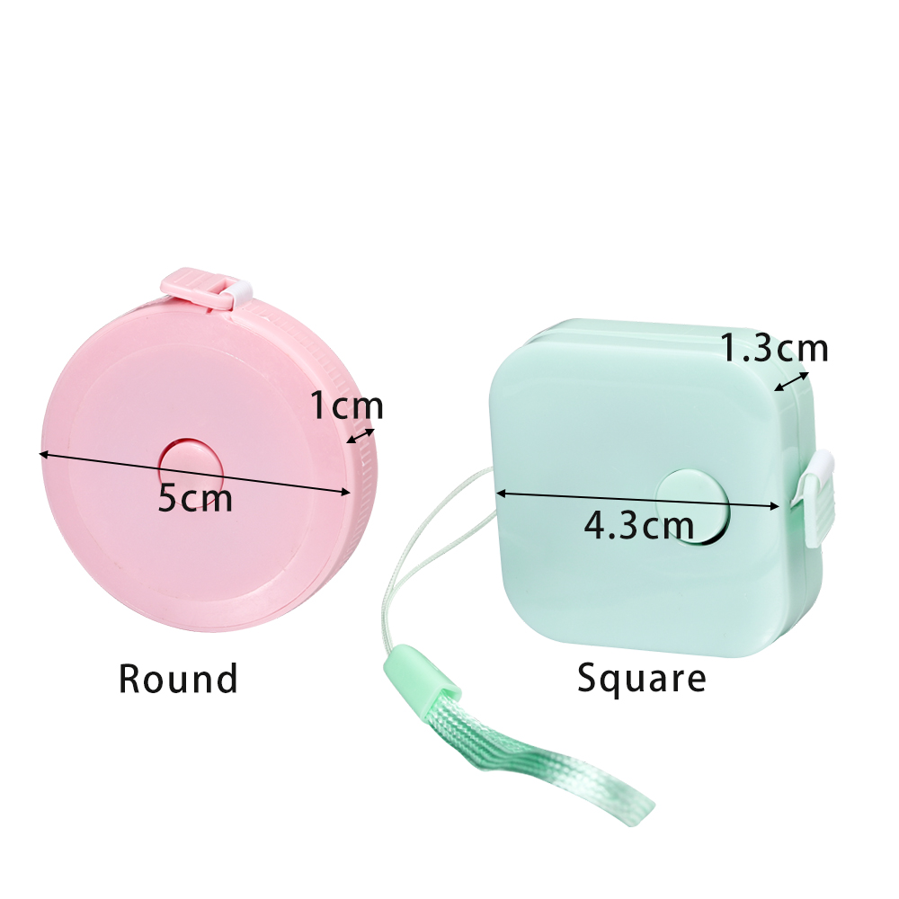 150 ซม./60 "Mini วัดไม้บรรทัดพลาสติกม้วนเทปการวัดที่ถูกต้องสําหรับเครื่องประดับ DIY ทําอุปกรณ์เรซิ่นหัตถกรรมเครื่องมือ