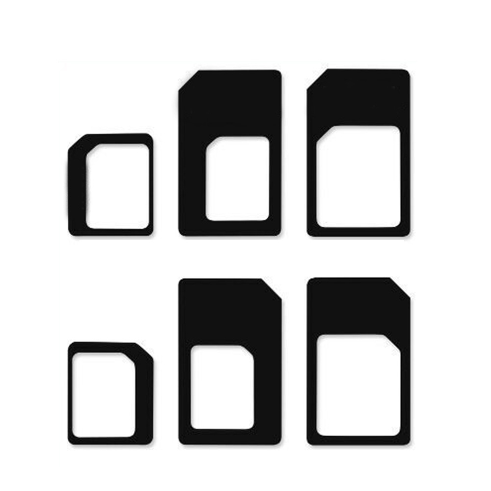 4 Stück Universal Handy SIM zu Micro/Standard Kartenadapter Konverter 2020