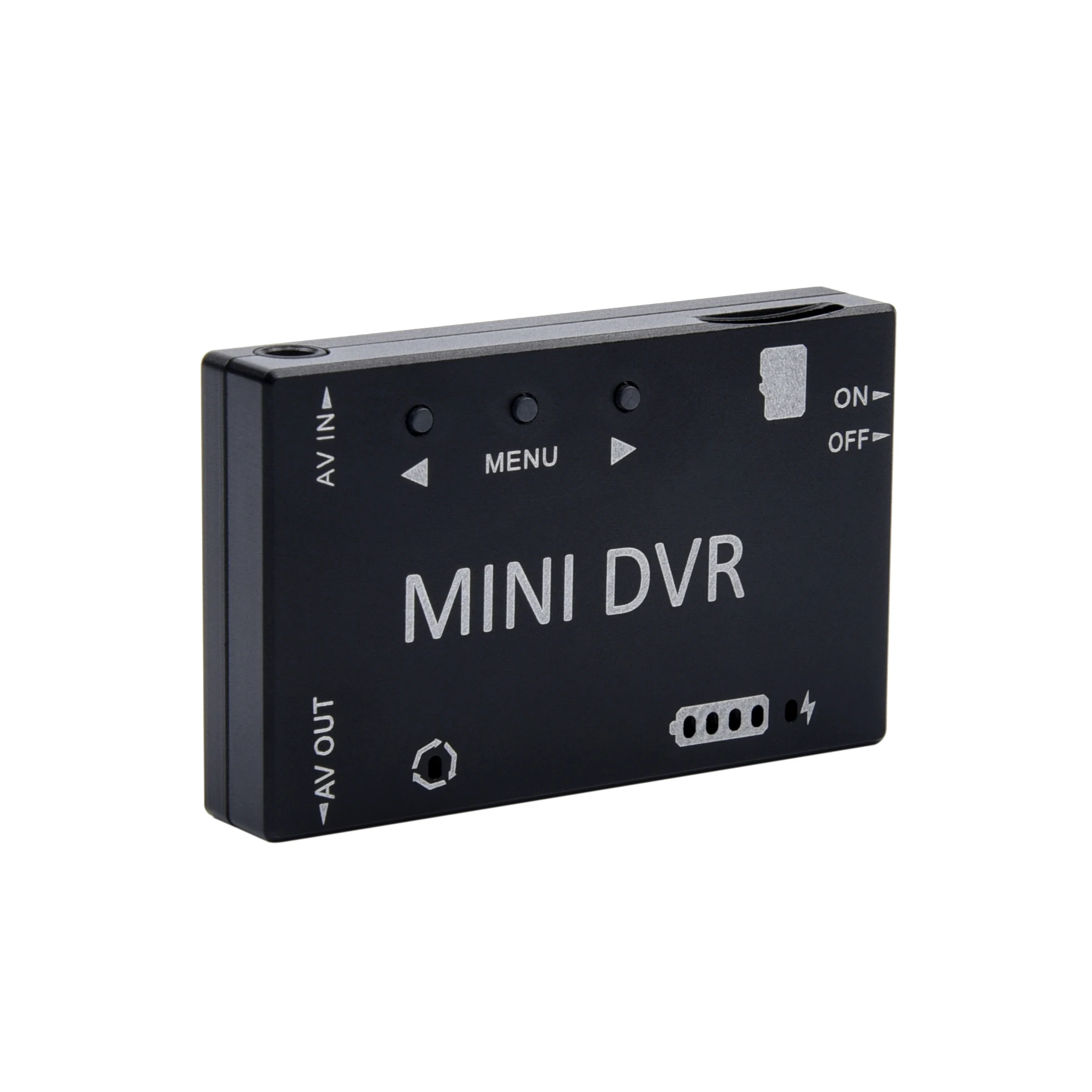 Mini FPV DVR เครื่องบันทึกเสียงวิดีโอในตัว 3.7V 400mah แบตเตอรี่สําหรับ FPV RC Multicopters VR Goggle Monitor