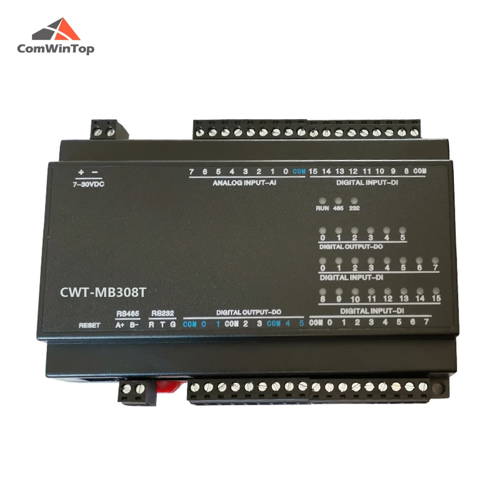 CWT-MB308T 8AI + 16DI + 6DO RS485 RS232 Ethernet Modbus Rtu Tcp Io Erwerb Modul