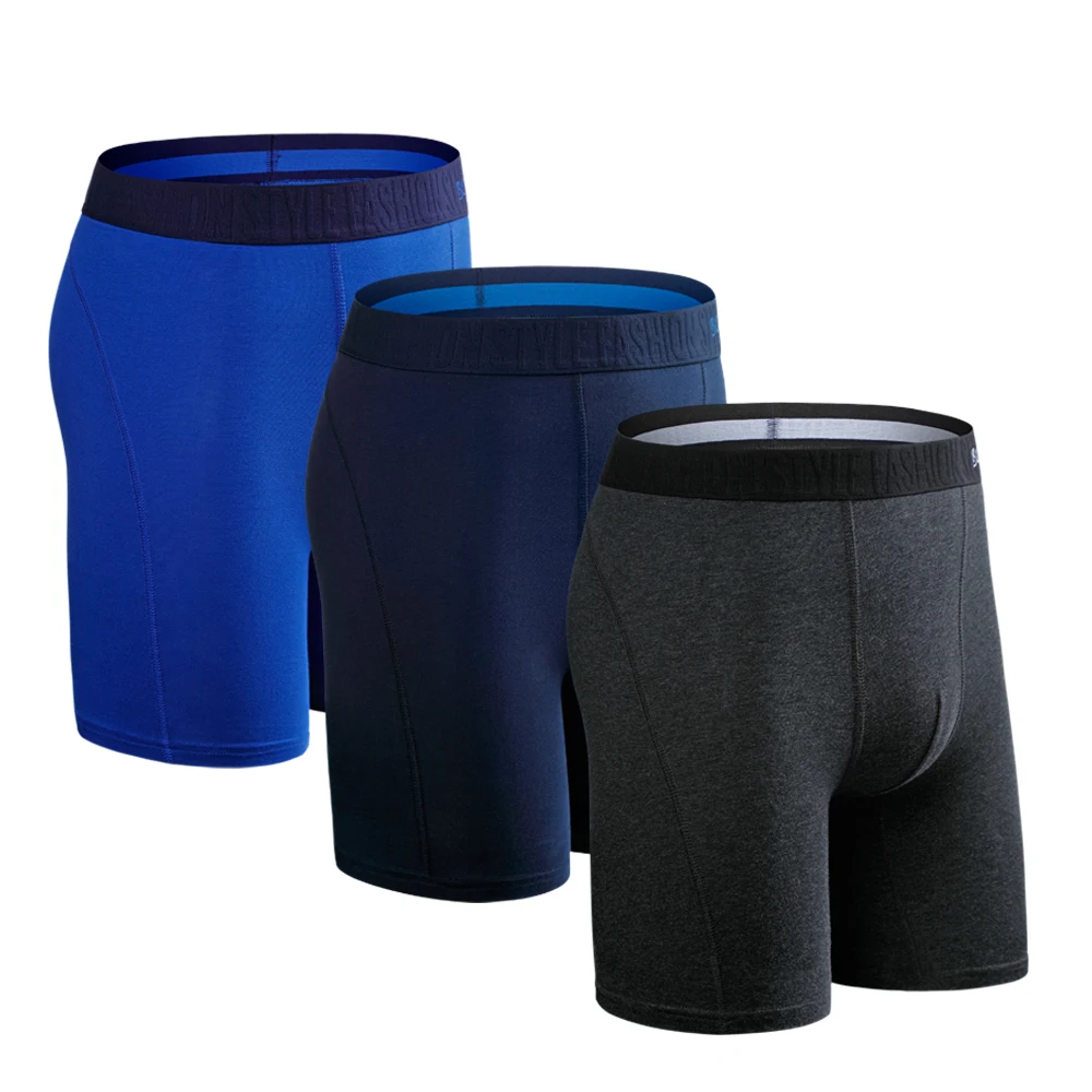 3 Dài Nam Quần Lót Cotton Quần Lót Nam Nhiều Võ Sĩ Người Underware Gợi Cảm Họ Boxershorts Boxer Dành Cho Nam Quần Short calecon