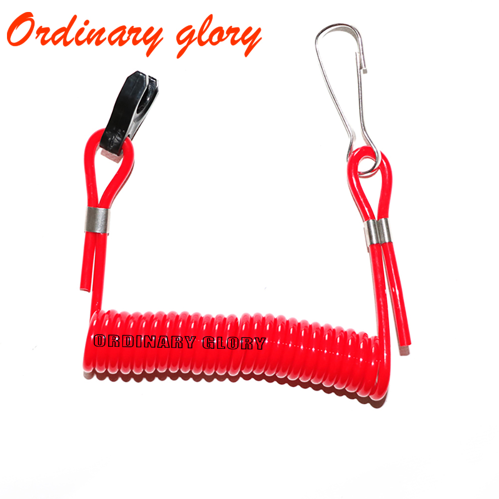 353-06821-0 Лодный двигатель, аварийный выключатель, безопасный трос для подвесного мотора Mercury Tohatsu