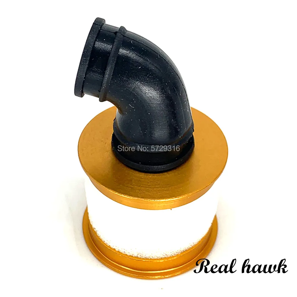 1 Chiếc 1/10 RC Mô Hình Nitro Xe Dự Phòng Phần Nhôm Lọc Không Khí HSP 02028 Cho 94122 94166 94177 94188