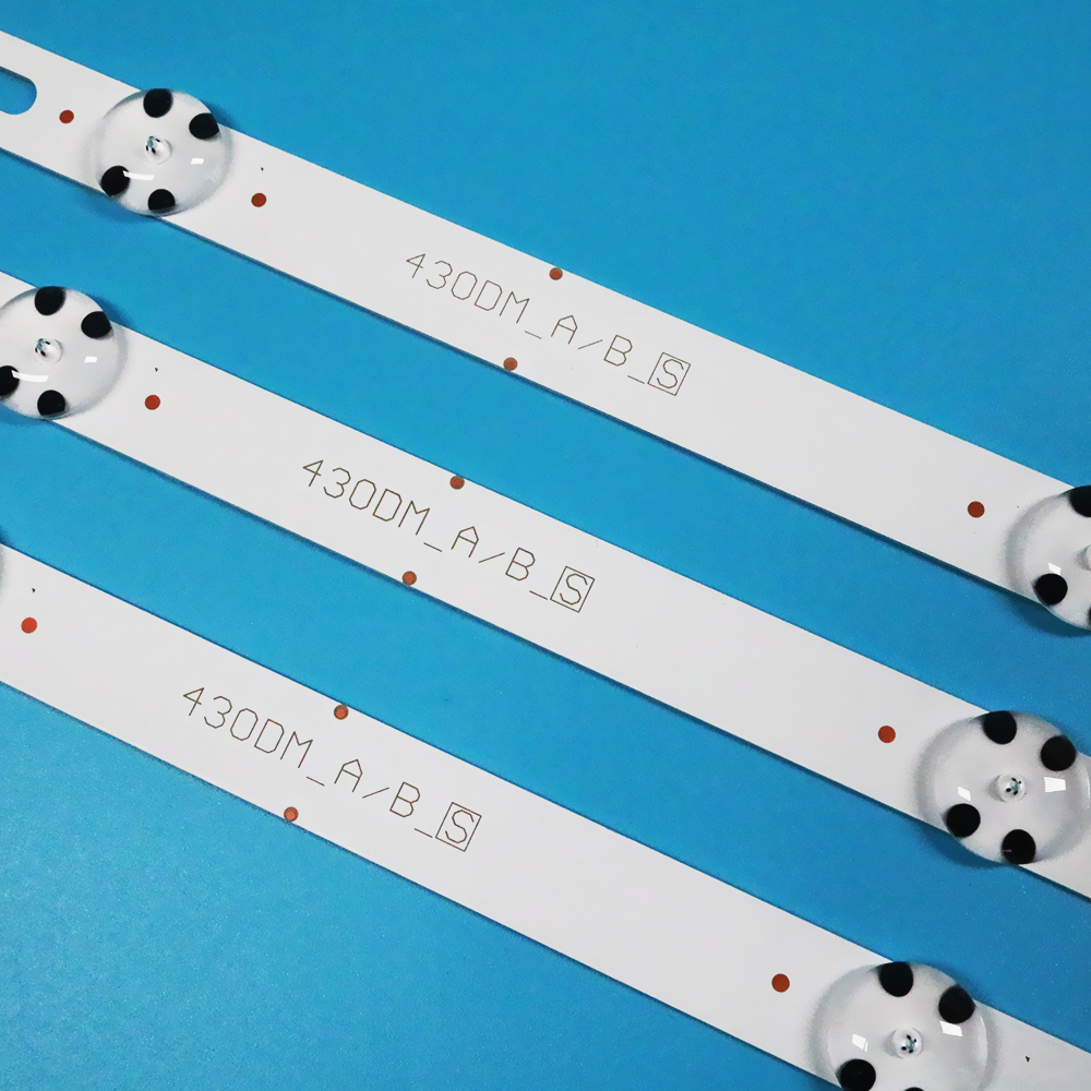 LEDバックライトストリップ,3個,lg,43uk6300plb,43lj610v,43lj624v,43lj634v,43uj651v,43uj701v,43uj65_uhd_l,lc43490074a用
