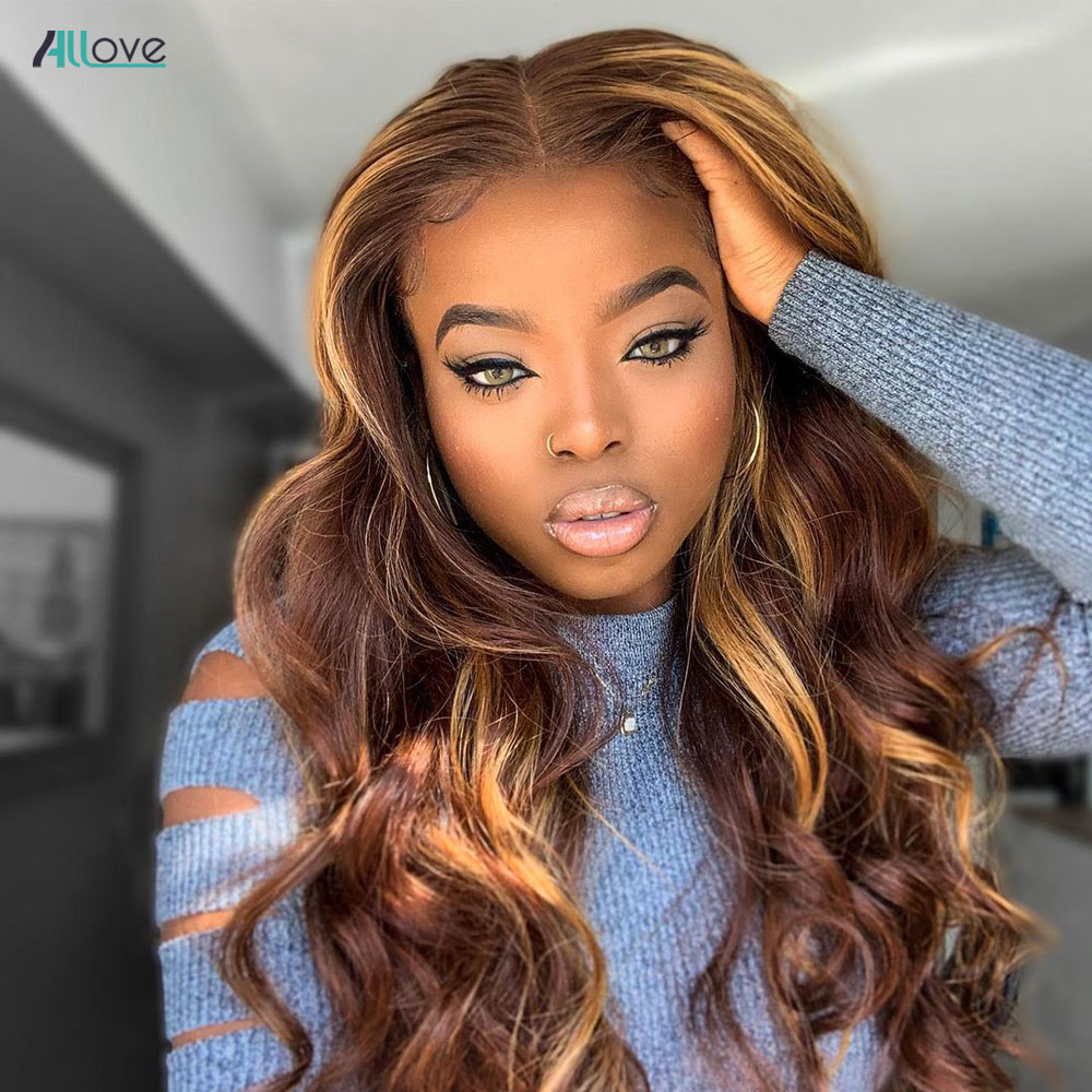 ブラジルのバッチ織り,4/27の人間の髪の毛のかつら,自然な蜂蜜色,ブロンドの髪,1/3/4個