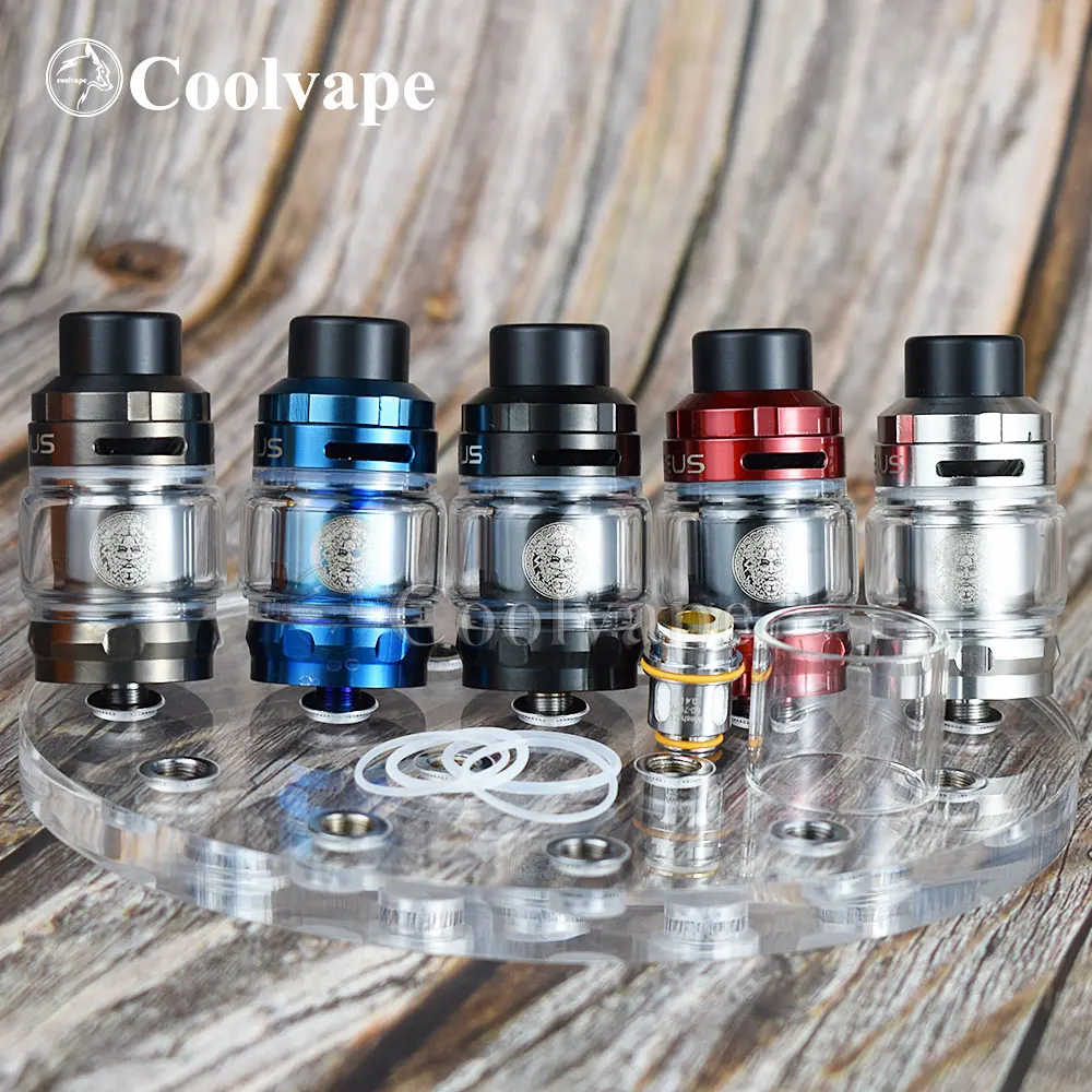 Tanque de alta calidad Zeus sub ohm rta, atomizador vs zeus rta x /zeus rta x, capacidad de 2ml/5ml, bobina de malla zeus 316ss