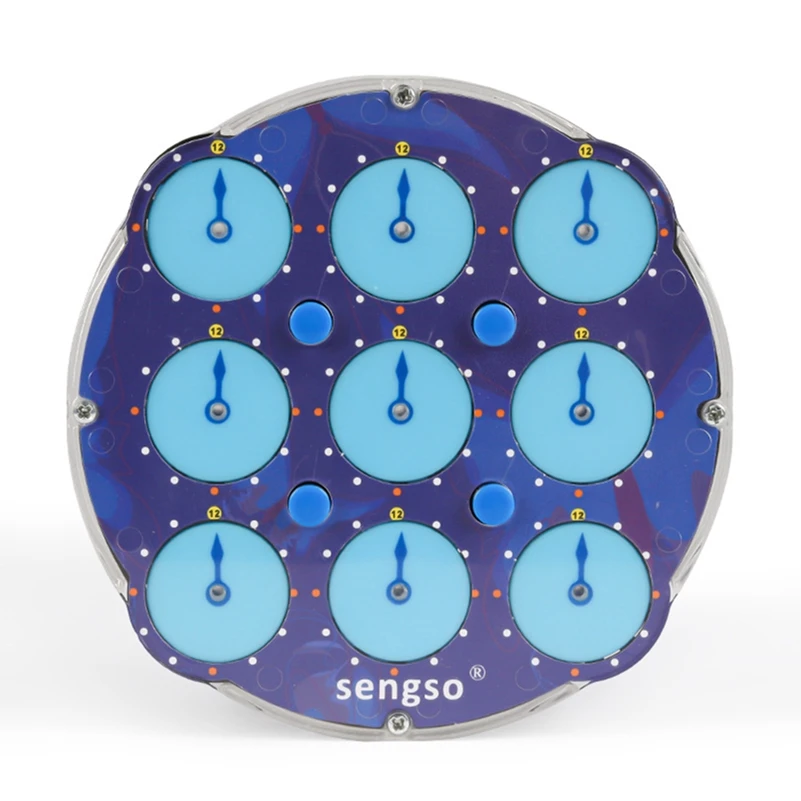 Reloj mágico QiYi Speed cube, reloj magnético Shengshou, reloj mágico magnético, reloj Sengso, reloj mágico profesional, juguetes de cubo