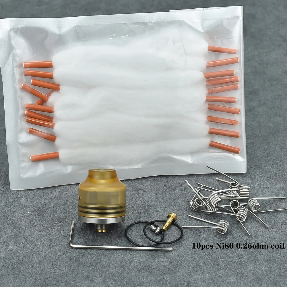 Wasp Nano RDA 22mm atomizador de cigarrillo electrónico de bobina única rda 510 rosca tanque Vape atomizador con BF Squonk para sob v2 mod vs Drop RDA