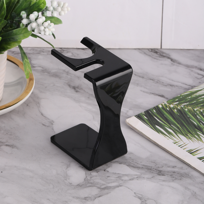 YAQi Дешевая кремово-черная кисточка для бритья и набор держателей для бритвы для мужчин