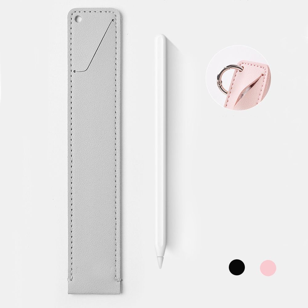 Чехол-стилус для IPad Apple, мягкий кожаный чехол для карандашей, с защитой от прокручивания, с наконечником