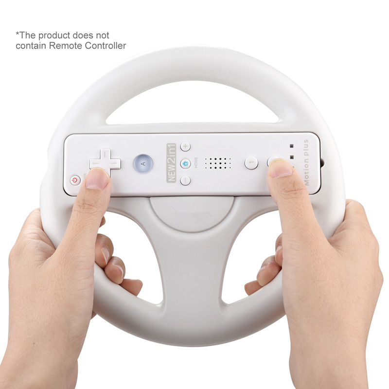 Volante de carreras de juegos en color para Nintendo Wii, mando a distancia, volante de carreras para Wii Kart, controlador de juegos de carreras