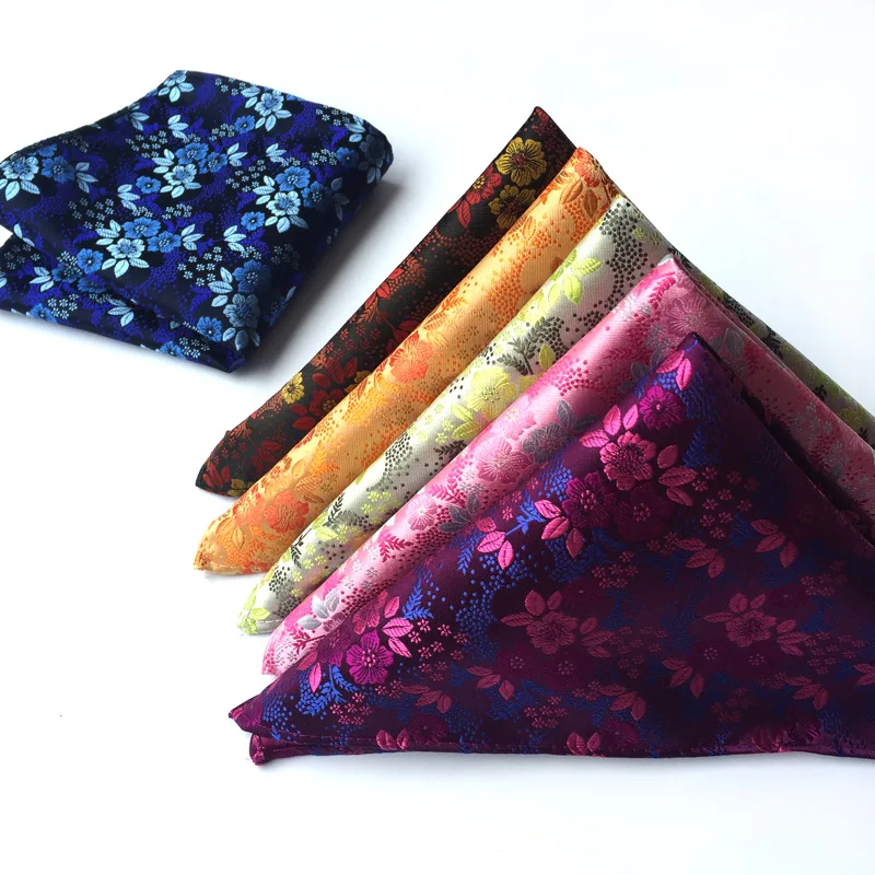 Thiết Kế Mới Thời Trang Nam Lụa Polyester Họa Tiết Paisley Hoa Bỏ Túi Vuông Hankerchief Hanky Đồng Bằng 15 Màu Tiệc Cưới Phụ Kiện