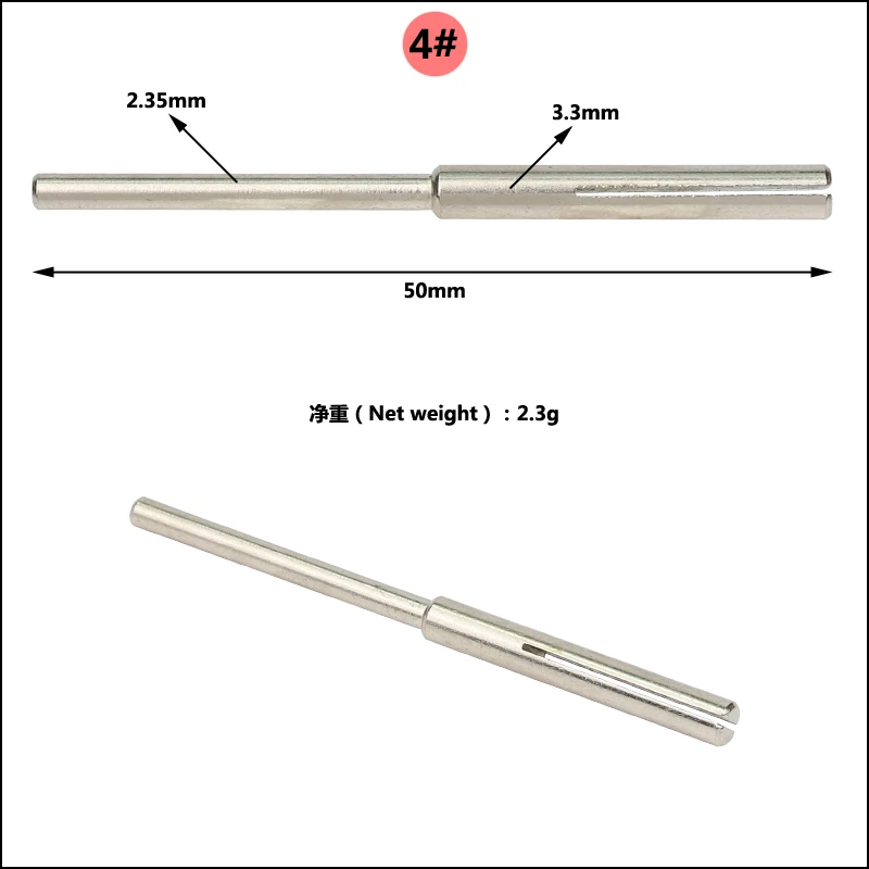 10 個 2.35 ミリメートルサンディングペーパークランプバーサンドペーパー分割ホルダークリップロッドクリップ研削紙ジュエリーメイキング研削研磨