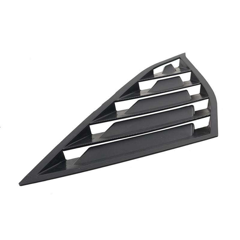 Untuk 2018-2020 Honda Accord JDM Gloss Black Side Vent Rear Window Quarter Louver
