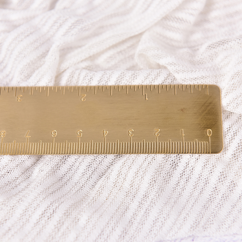Brass Straight Ruler for School Office Stationery Metal Painting Drawing Tools Chancery Rose Gold Measuring Ruler Bookmark Mini