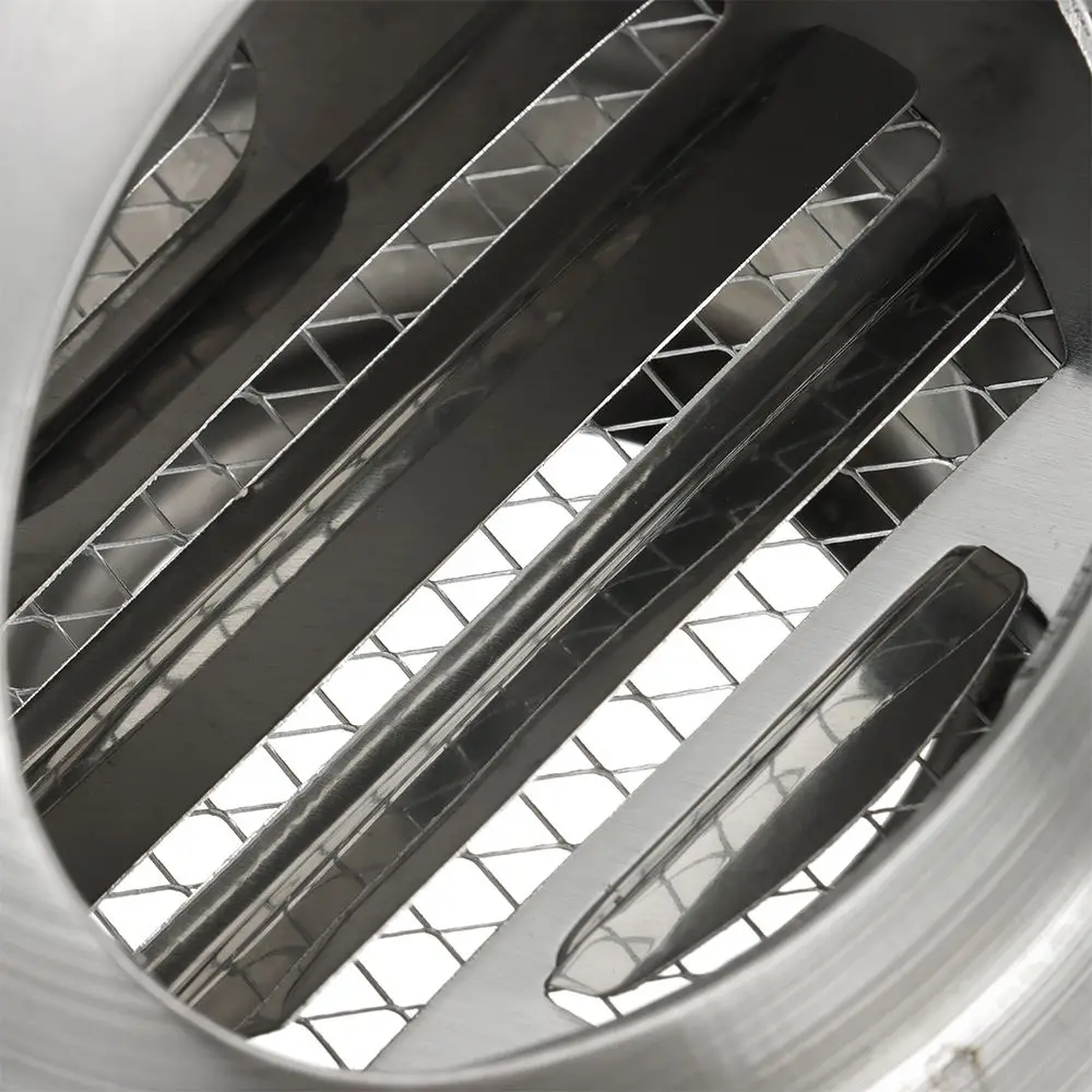 สแตนเลสสตีลผนัง Air Vent ระบายอากาศท่อไอเสียฝาครอบ Outlet เครื่องทำความร้อน & ช่องระบายอากาศกันน้ำ