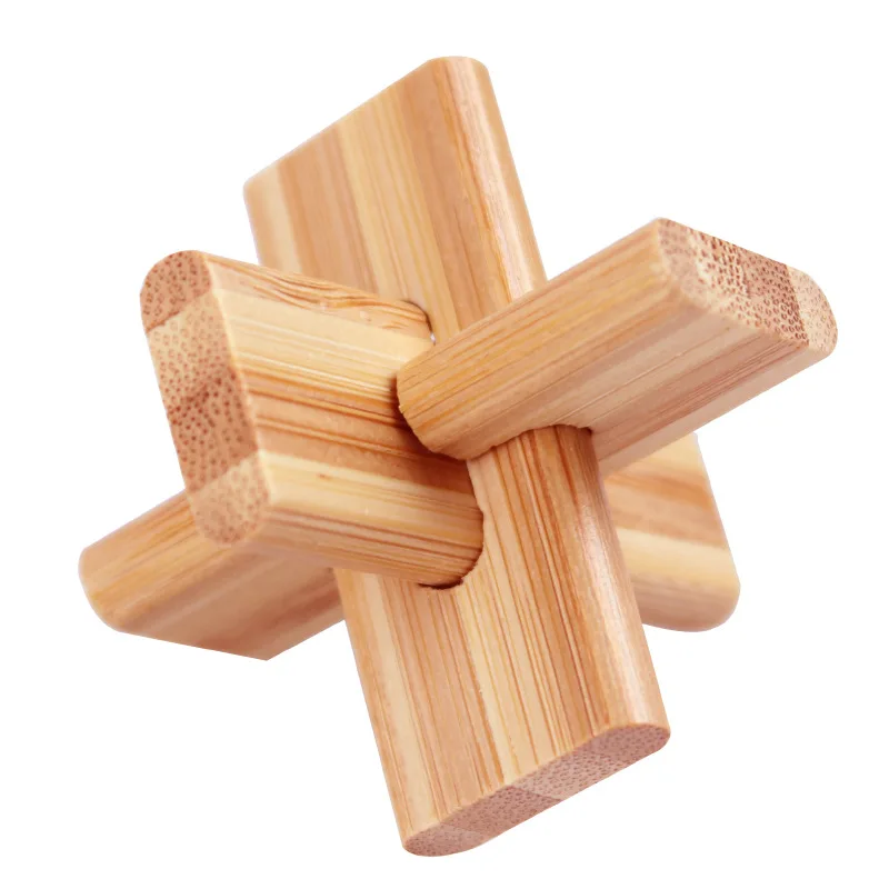 Cube Magic Ball Brain Teaser Intellectual Assembling Toy For Kids Gift Wooden 3D Puzzle Games Kong Ming Luban Lock Activity Toys