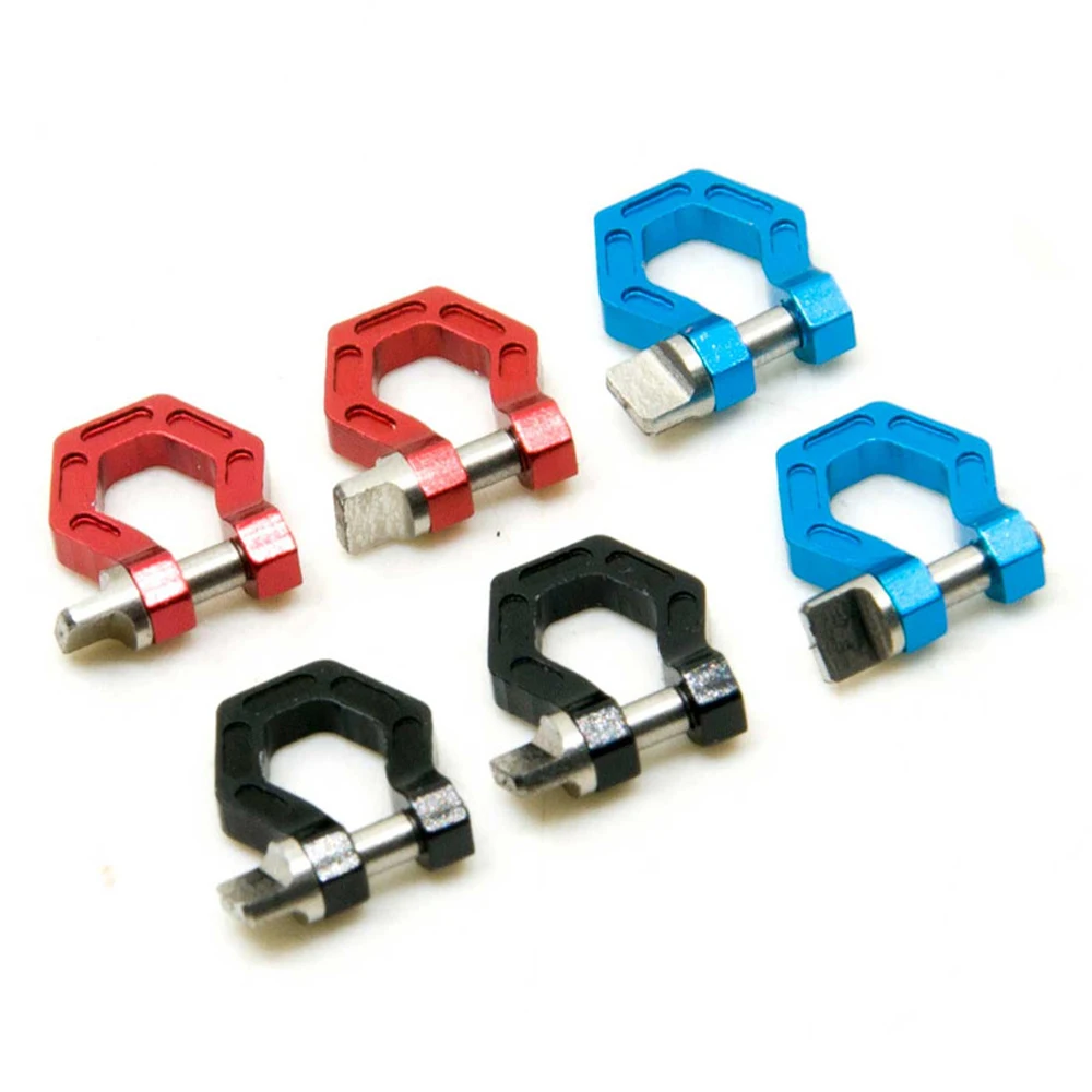 AXSPEED Hợp Kim Nhôm Xe Kéo Kéo Xiềng Xích Móc Cho Trục SCX10 1/10 Điều Khiển Xe Bánh Xích Xe Nâng Cấp Phần Phụ Kiện