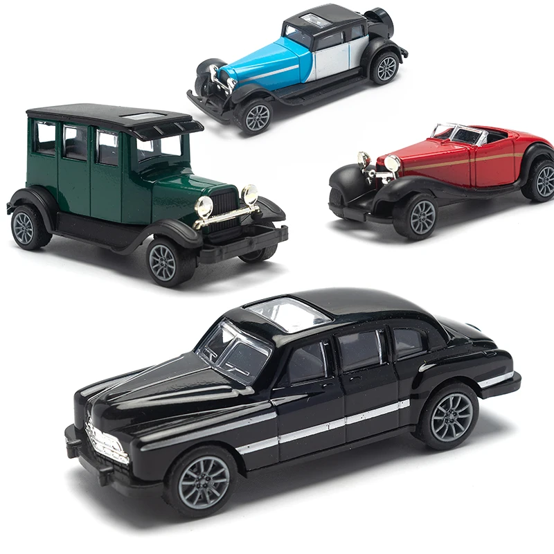 Modelo de coche fundido a presión Vintage de aleación 1:43, modelo de coche clásico extraíble, réplica de vehículo en miniatura para regalo de colección para niños y adultos