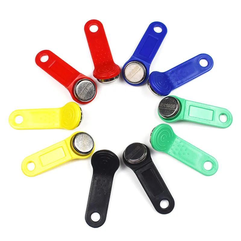 10 Cái/lốc Rewritable RFID Cảm Ứng Nhớ Chìa Khóa RW1990 IButton Cho Copy Thẻ Xông Hơi Dallas Phím Thẻ