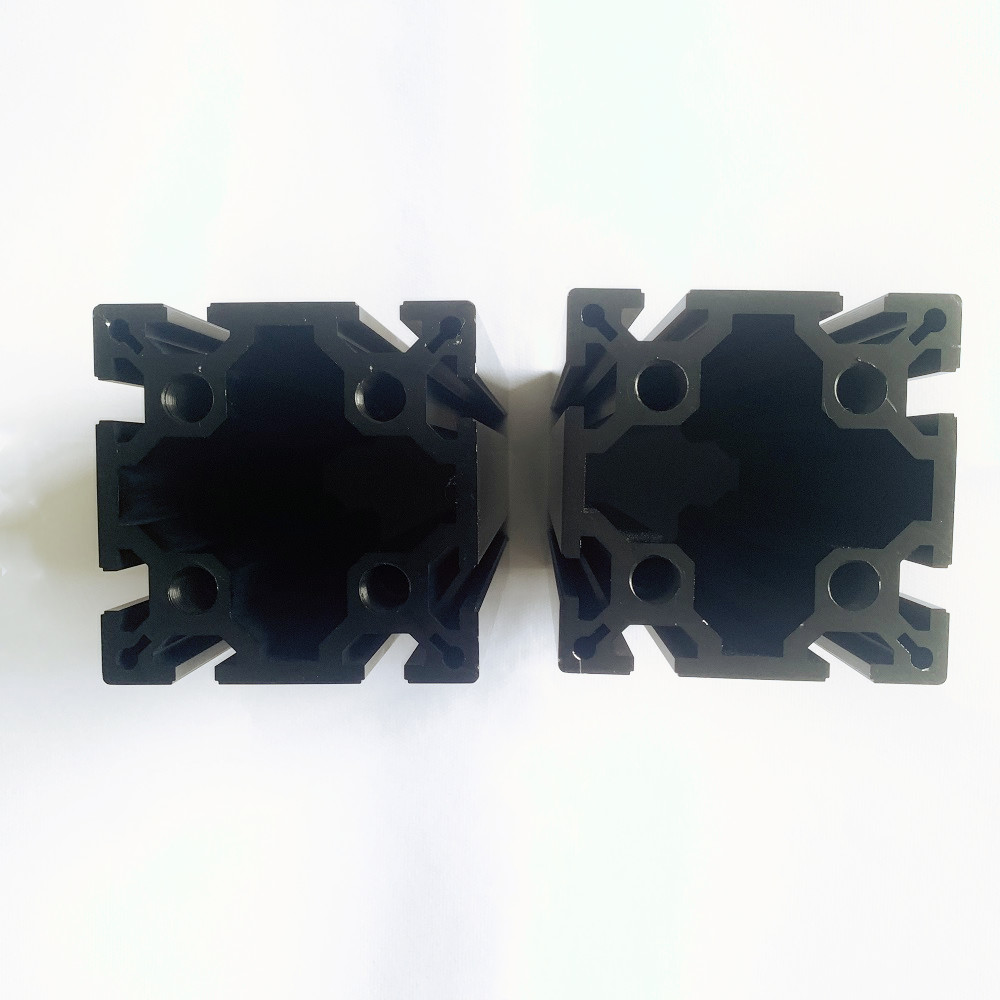 4Pcs 300mm 100100 Aluminum Extrusion Profile,Tap M14 1.5 pitch 20mm Depth SFX-150 Simulator or SRT150,Black Color