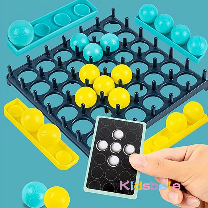 Kids Ball Bouncing Game เกมกระดานปฏิสัมพันธ์ระหว่างพ่อแม่และลูก เด็กวัยหัดเดิน Toss Ball Game เกมปาร์ตี้แสนสนุก