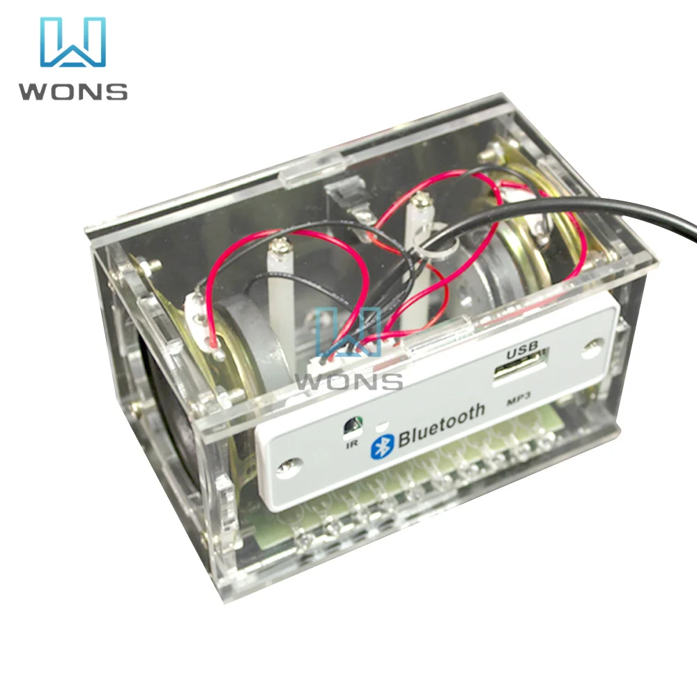 Kit de soldadura electrónica de producción y montaje de altavoces Bluetooth DIY, práctica de enseñanza, Kit electrónico DIY, envío directo al por mayor