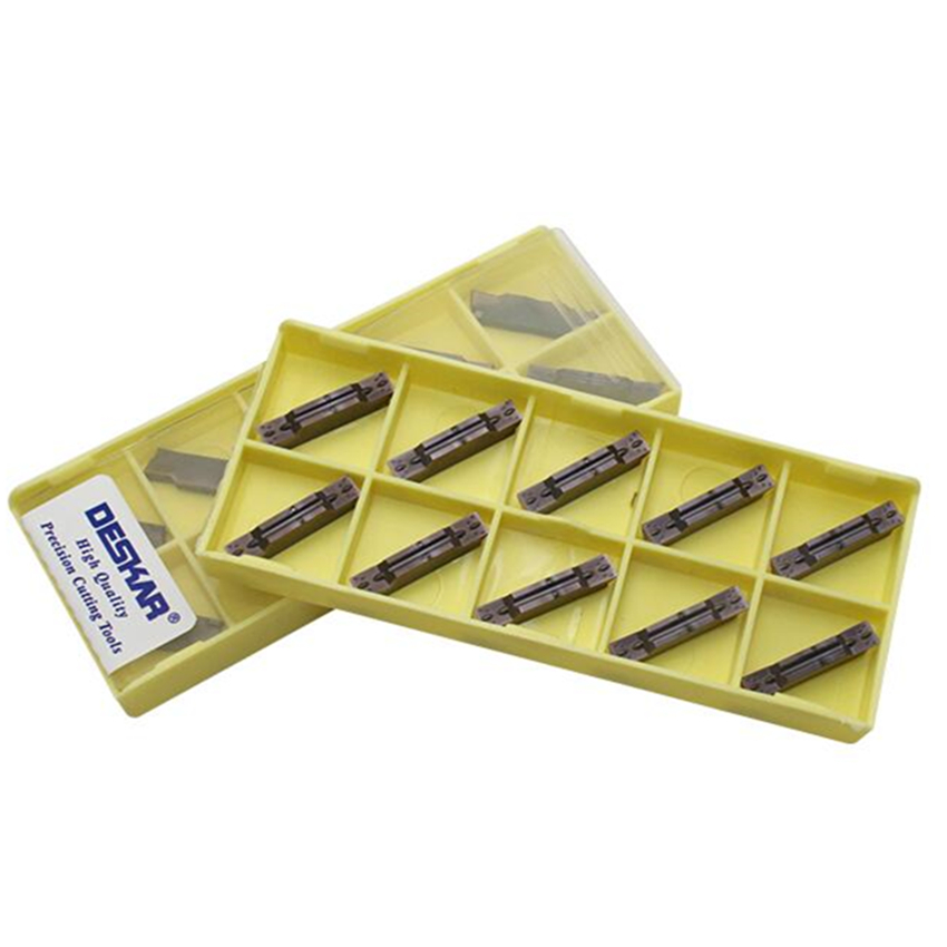DESKAR MGMN200-G LF6018 300-T 300-H 400-T 400-H 500-M LF6018 CNC tabletop lathe turning carbide insert for stainless steel