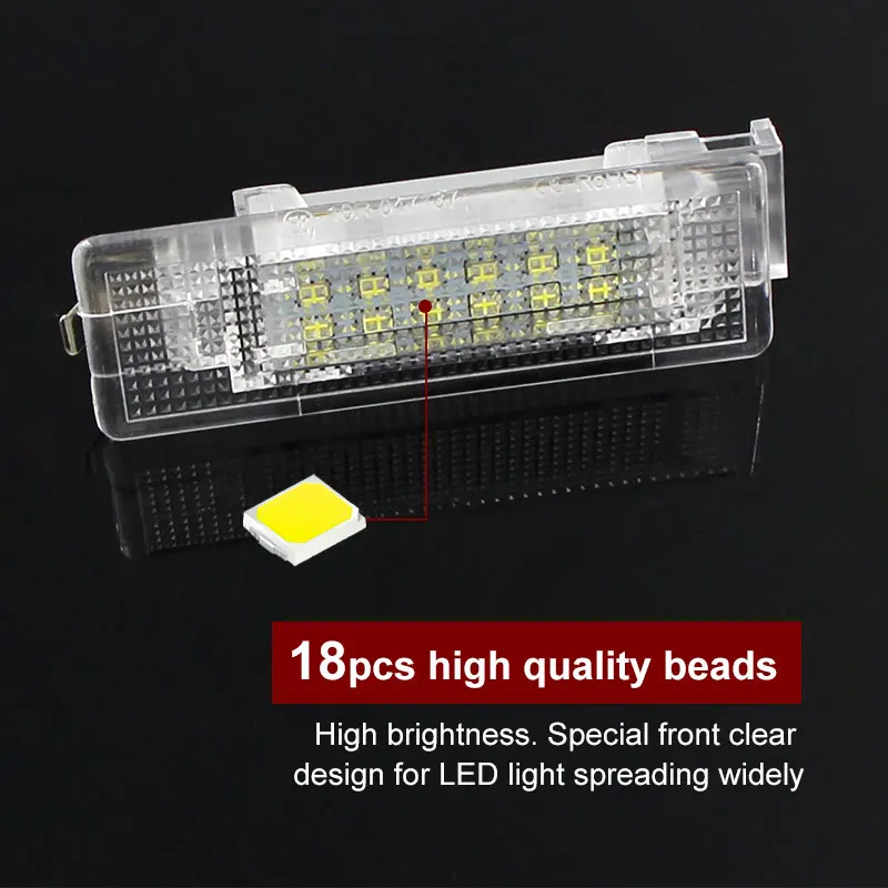 1x luces LED para maletero de equipaje para VW Golf MK5 MK6 MK7 Jetta Passat B6 B7 B8 CC Scirocco Tiguan Touran Touareg T5