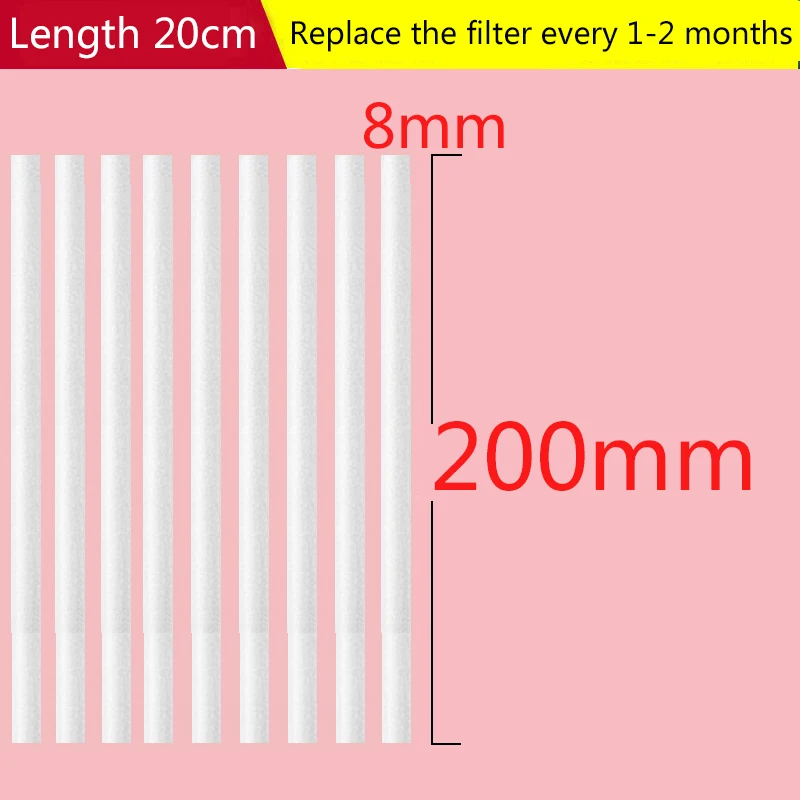 8x200 มม./9x200 มม./10x200 มม.เหมาะสําหรับ 1L/2L/3000ml ขนาดใหญ่ Humidifier AROMA FILTER Atomizer เปลี่ยนผ้าฝ้าย Swab สามารถตัด