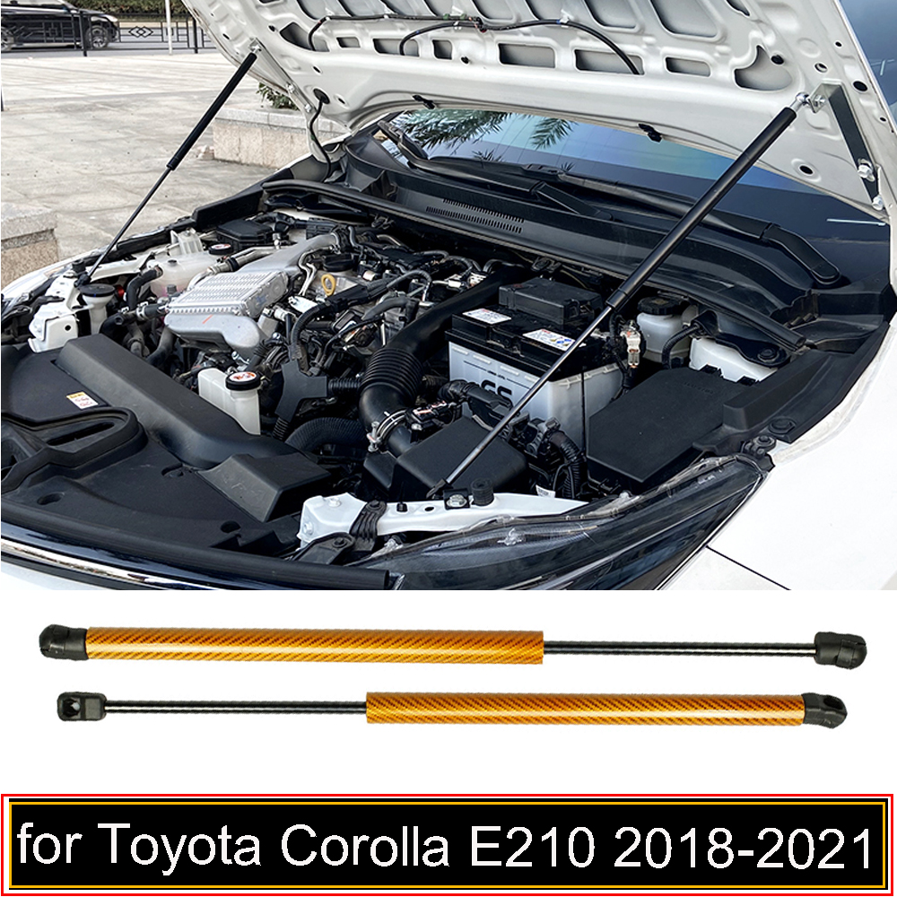 Для Toyota Corolla E210 2018 2019 2020 2021 2022 2023 Капот Модифицированные стойки Подъемная опора Поршневой стержень Опора Газовые пружины Демпфер