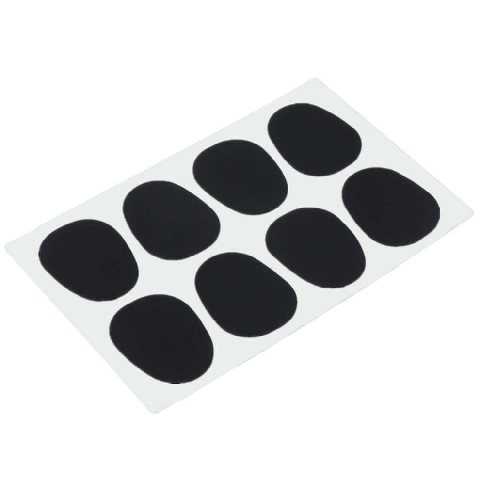 8 Cái/lốc Ốp Silicon Đen 0.5 Mm Alto Tenor Saxophone Clarinet Miệng Đệm