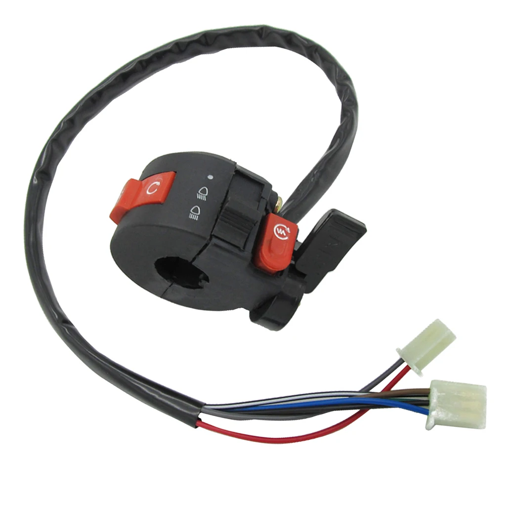 Interruptor esquerdo para ATV Quad Wheeler, 3 funções, 7 fios, 50 cc, 70 cc, 90 cc, 110 cc, 125cc, TaoTao SunL