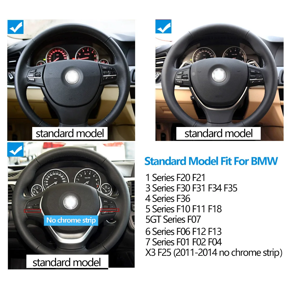 Botón de Control de llave de volante multifunción para coche, para BMW 1 3 4 5 6 7 Series F10 F11 F20 F30 F34 F36 F07 F01 F02 61319229485