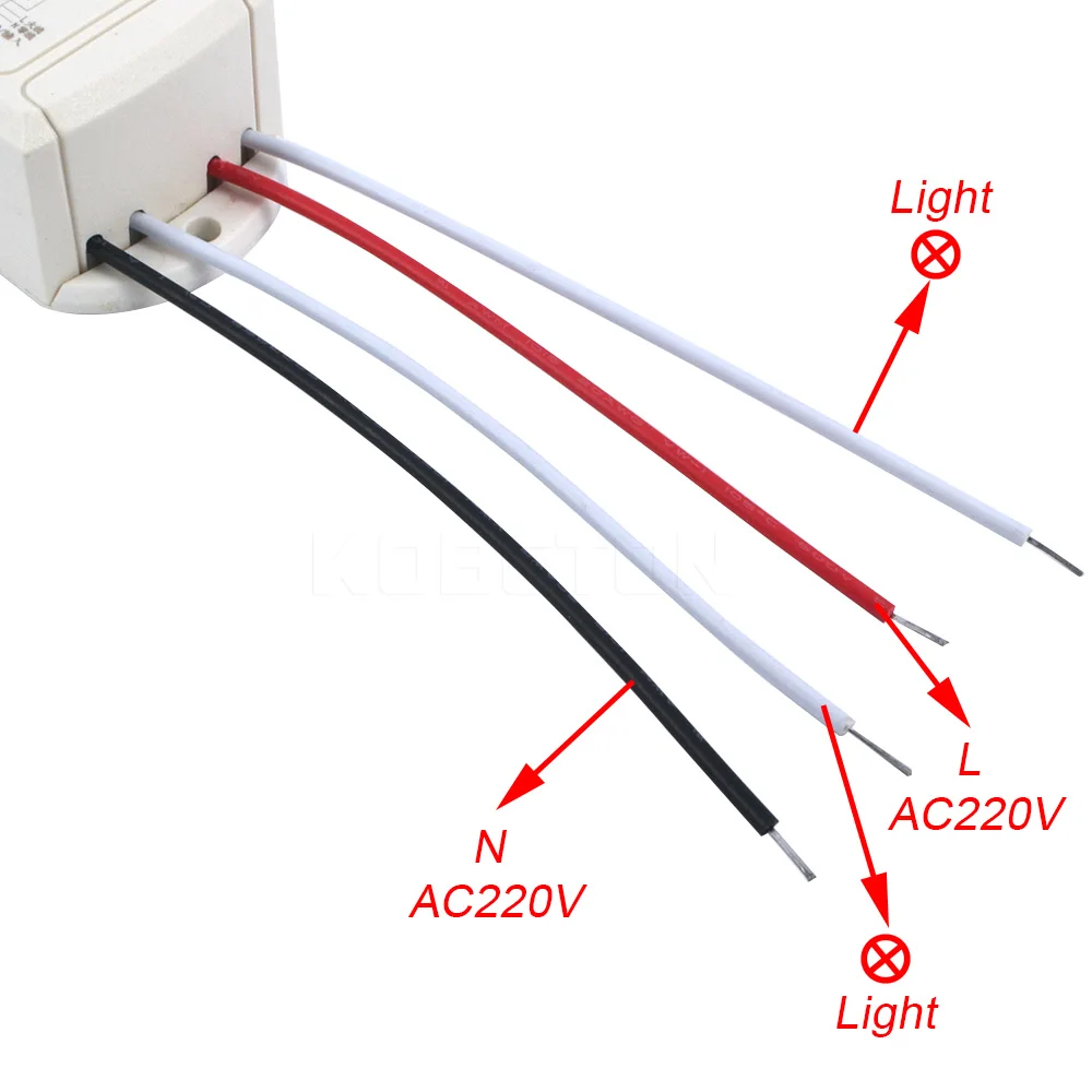 220V IR Infrarot Modul Körper Sensor Schalter Intelligente Licht Lampe Motion Sensing Schalter Einstellbar Bewegung Sensing PIR Schalter