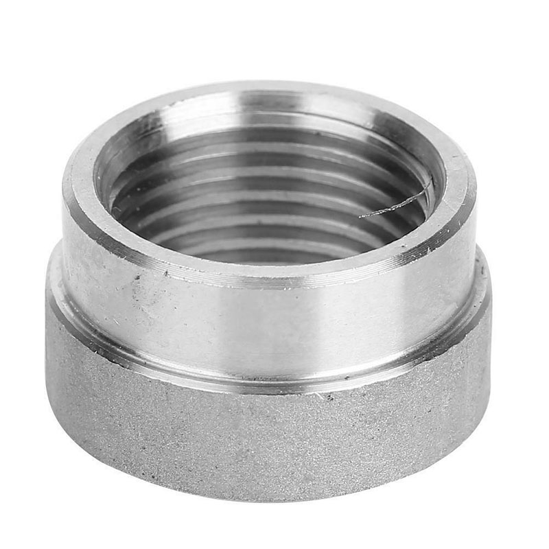 1 Uds. Tuerca ciega de soldadura de rosca M18x1,5 de acero inoxidable Sensor de oxígeno O2 conector hexagonal interno pieza de automóvil