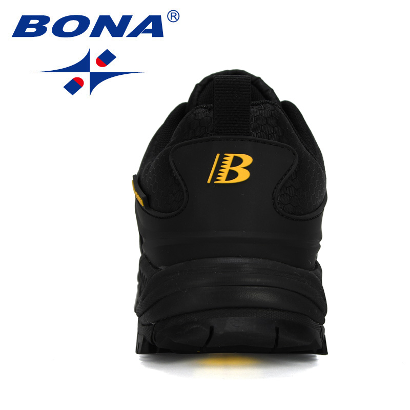 Bona novos designers populares sapatos de caminhada homem nubuck malha de couro ao ar livre tênis de escalada sapatos esportivos na moda