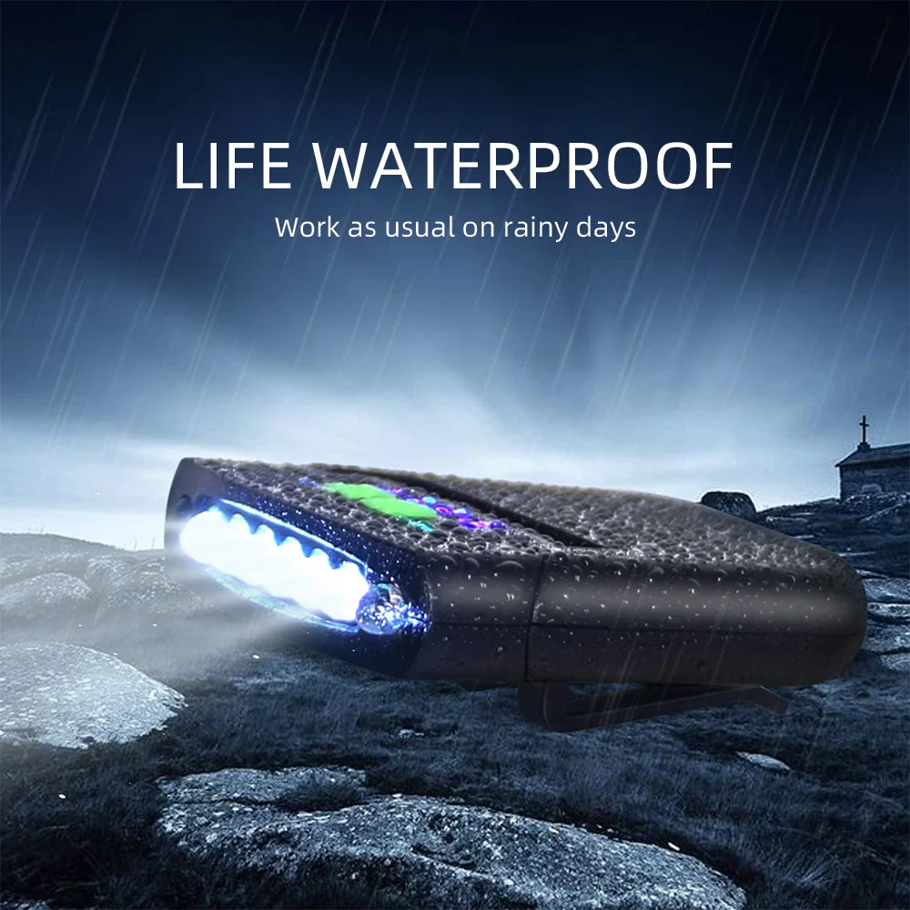 Mini linterna frontal LED con Clip para sombrero, linterna frontal para pesca, Camping, lámpara de cabeza recargable por USB, iluminación portátil