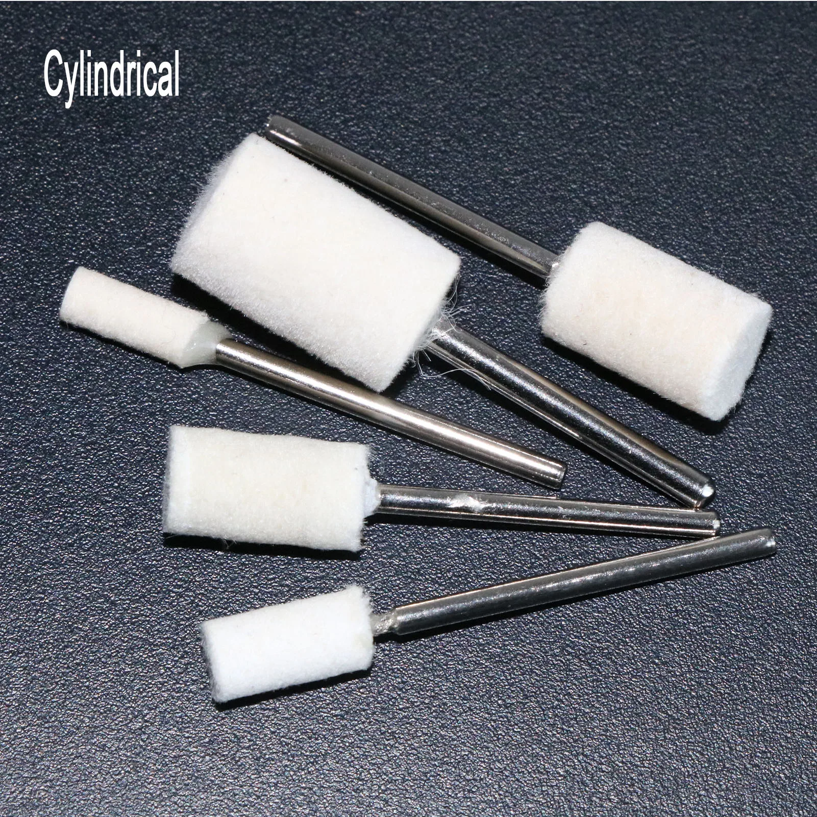 10 ชิ้นผ้าขนสัตว์ Felt ติดตั้งขัด Buffing ล้อ OD 3-20 มิลลิเมตรหัวสําหรับ Dremel เจาะเครื่องมือโรตารี่ 3 มิลลิเมตร Shank