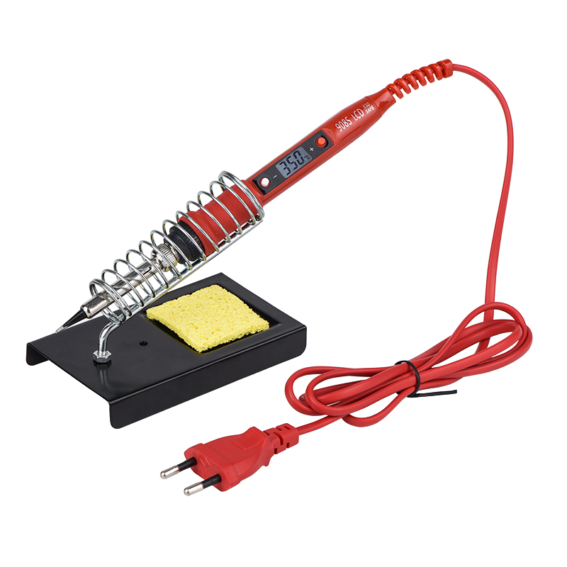 JCD Hàn Bộ Điều Chỉnh Nhiệt Độ 220V 80W LCD Hàn Hàn Dụng Cụ Ceramic Đầu Hàn Hút Thiếc Loại Bơm